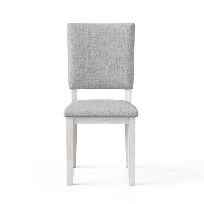 Chaise d'appoint rembourrée Trell, Gris