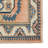 Hand Knotted Turkish Rug, Square Geometric Pattern Small Carpet, 100% Wool