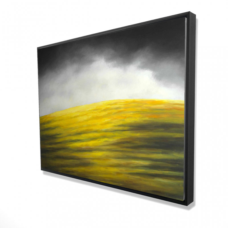 Yellow Hill Print On Canvas