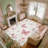Floral And Butterfly Pattern Area Rug, Soft And Lightweight, Suitable For All Seasons, Easy To Maintain And Easy To Clean, Machine Washable Carpet Floor Mat, Suitable For Living Room, Bedroom, Hallway, Balcony, Patio, Room Decor, Home Decor, Outdoor Deco-1378890182