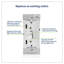 Gradateur à levier 600 Watts Leviton Watthite