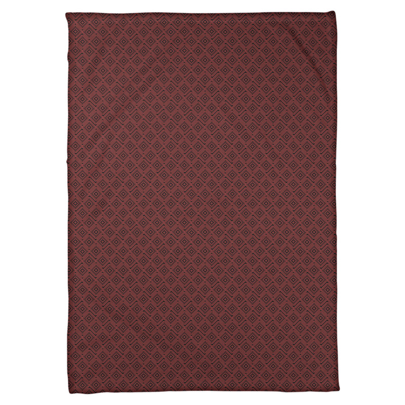 Couverture polaire Katelyn Elizabeth, L 62,5 po x L 82,5 po, Noir / rouge