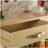 Kitchen island and kitchen trolley, with a mobile kitchen island with two locking wheels, rubberwood top, simple design, natural tones, making party scenes more vibrant.-1800215916