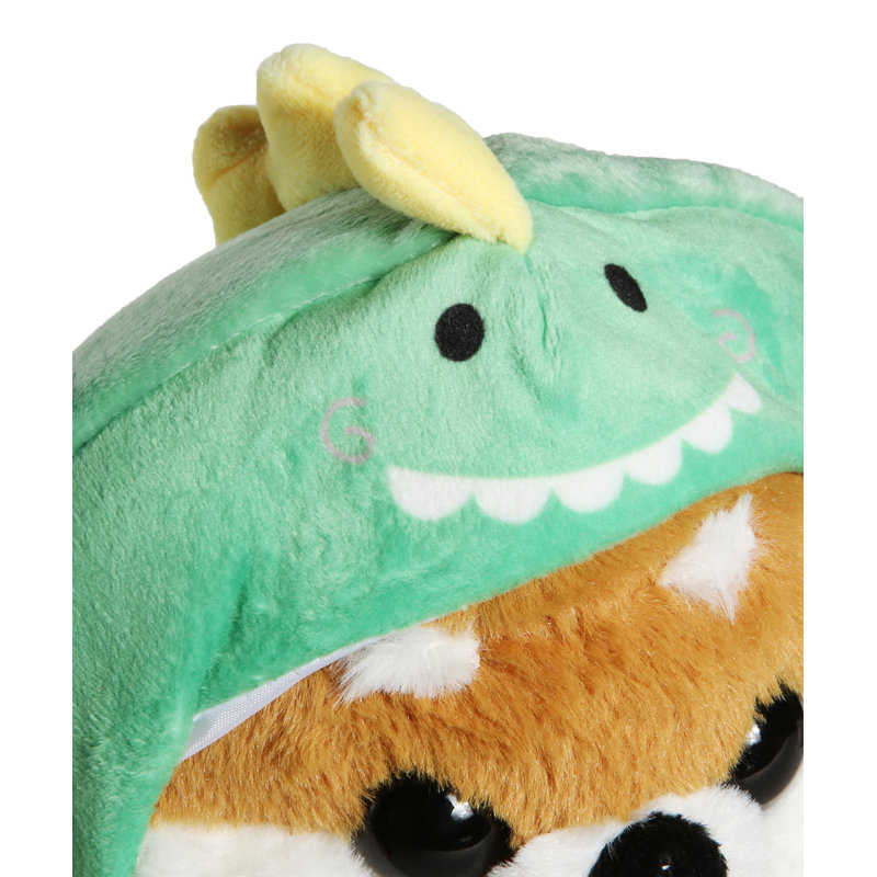 Peluche Shiba Dinosaur - brun clair