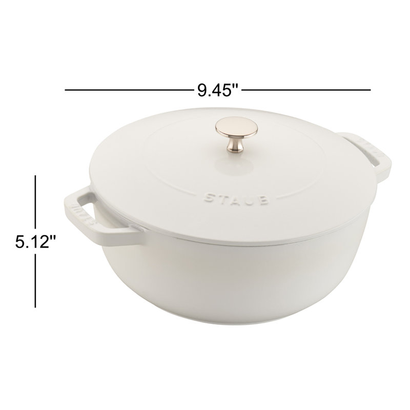 Cast Iron 3.8-qt Essential French Oven, White