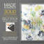 «Wall Flower Patterns I», reproduction encadrée - bois massif-608588678-608588689