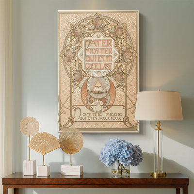 Pater Noster -Gallery Wrapped Canvas by Alphonse Mucha