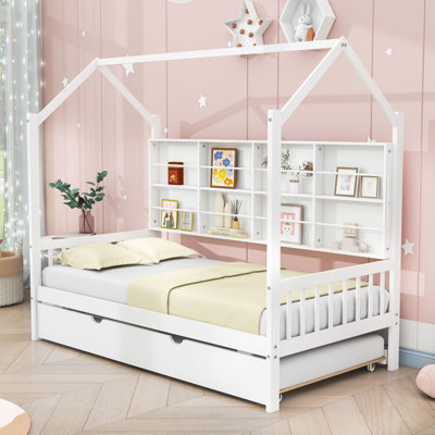 Armonk House Bed with Trundle by Harper Orchard