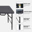 Portable Folding Table with Waterproof Surface