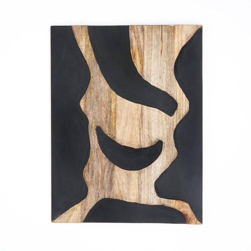 Wood Wall Art | Natural Finish, Abstract Pattern Wall Décor | 16x20 inches, Abstract5