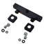 Paulsen Black Thermostatic Shower with Square Handset Riser Rail Kit Exposed Shower Set