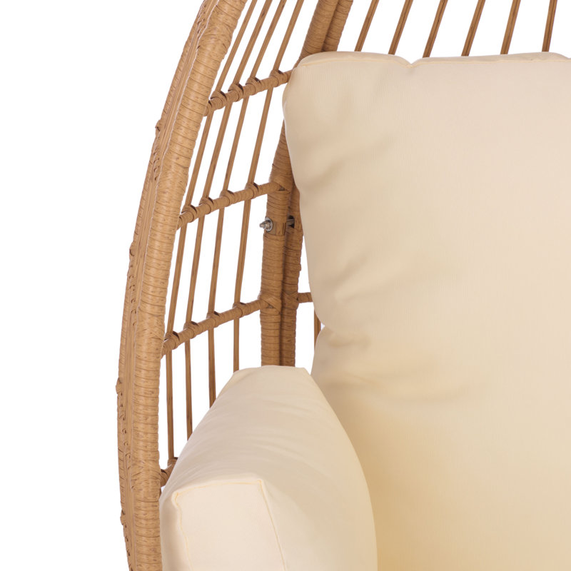 Emmett Outdoor Lounge Chair, Beige