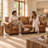 Velencia Luxury Top Grain Leather 92" Sofa