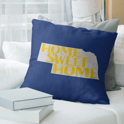 US Cities & States Home Sweet Pillow