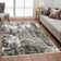 Modern Fringed Abstract Area Rug