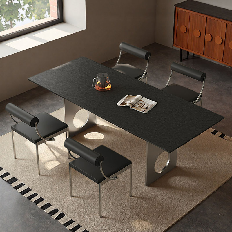 Modern Stainless Steel Dining Table