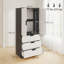 Keiralyn 2 Door Manufactured Wood Wardrobe-455805633
