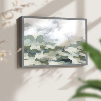 Verdant Hillside II - Reproduction encadrée - Restickable