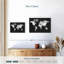 "Art mural carte noir et blanc"-1467544189