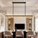 Jaylnn 60 - Light 54’’  Crystal Dimmable LED Kitchen Island Rectangle Chandelier(Includes 60XG4 Bulbs)