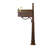 Berkshire Aluminum Post Mounted Post Box-14316291