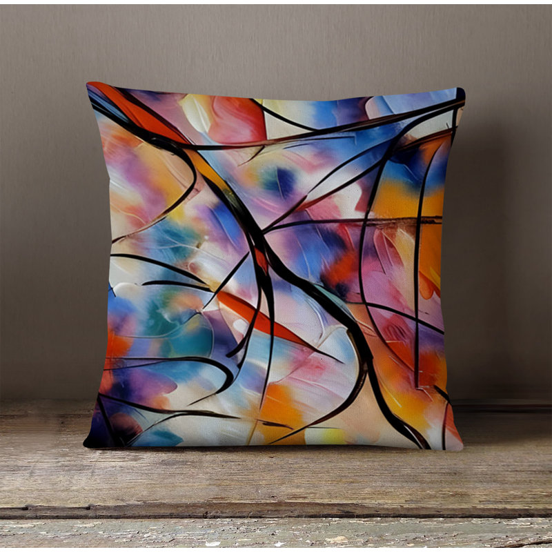 Coussin décoratif, Housse de coussin seulement - sans coussin, H 16 po x l 16 po