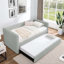 Lit de jour simple, canapé-lit rembourré, le bas se retire pour former un lit, tissu en velours côtelé (86 po x 43,5 po x 34 po)-274130339