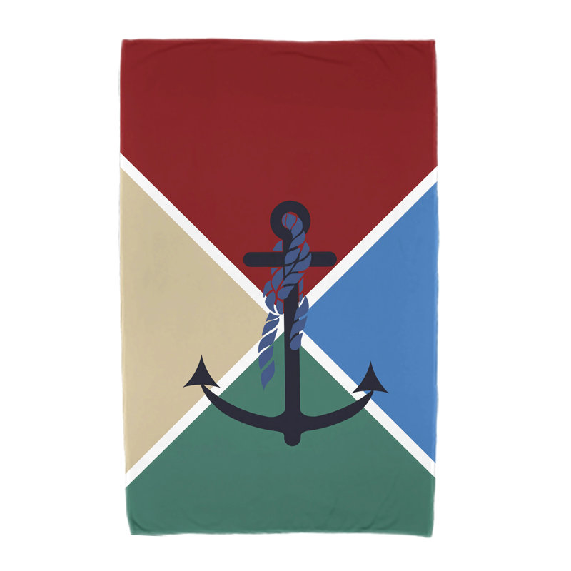 Serviette de plage Hancock, Rouge