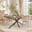 Table de salle à manger extensible rétro avec boîte de rangement-2088176962