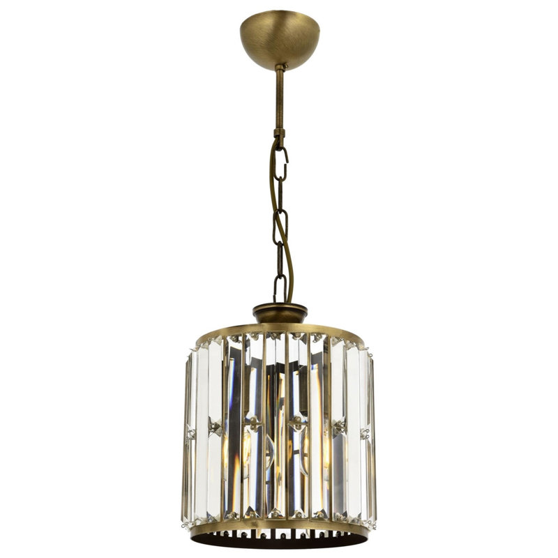 Luminaire suspendu cylindrique à 1 lumière Feldt