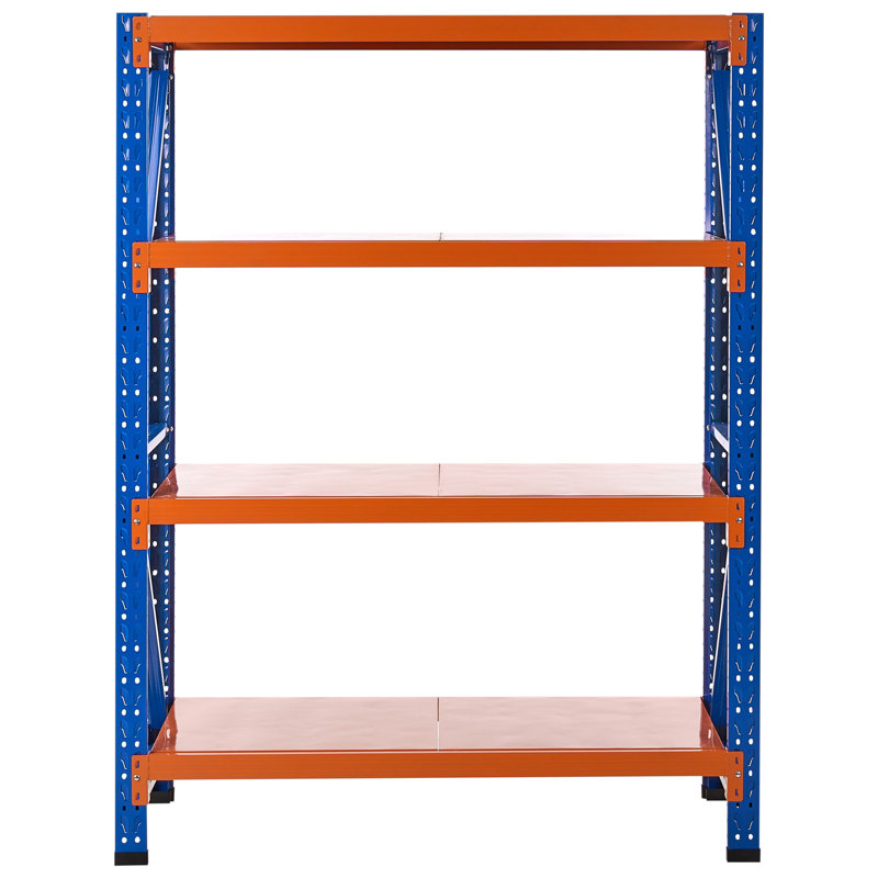 Steel Basic Storage System, Orange/Blue, 200cmH x 150cmW x 60cmD
