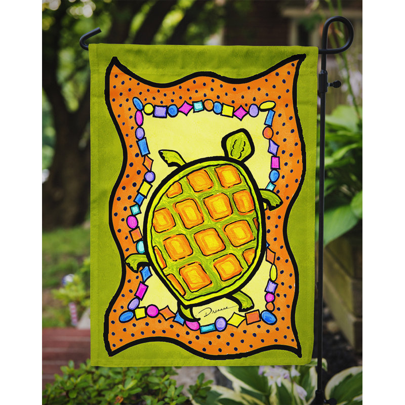 Drapeau de jardin 2 côtés turtle