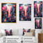 «Abstract Northern Pink Luminous Night 2 - Northern Lights», art mural-1119663988-1119663989