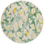 Tapis d'intérieur rond 8 po