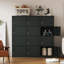 Casiers en métal pour les employés, casier de rangement de bureau avec 4 portes, armoire de rangement haute pour les employés, école, bureau, maison, gymnase, chambre à coucher-113713942