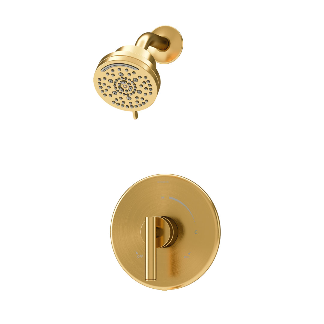 Dia HydroMersion Multi Spray Single Handle Shower Faucet Trim Kit Symmons 