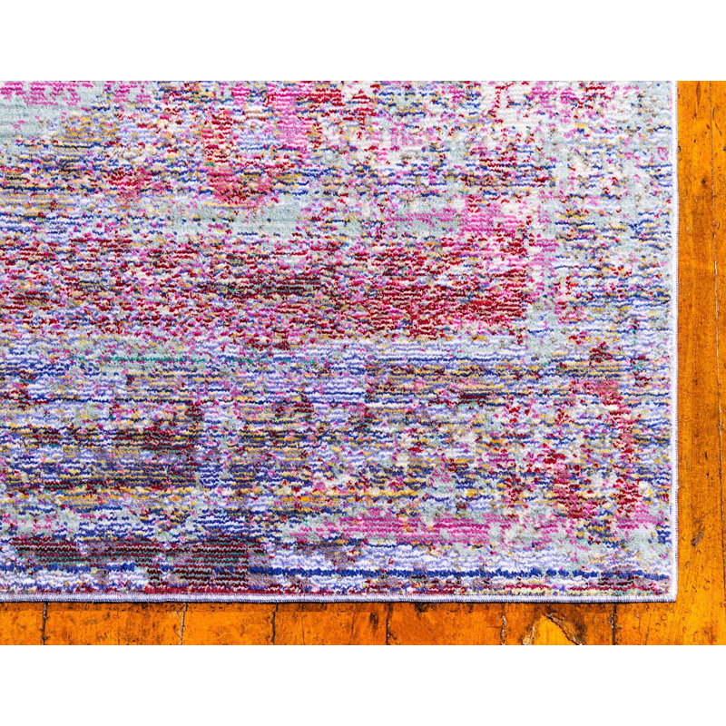 Tapis mauve de style sud-ouest Donminique, Rectangle 9 pi x 12 pi