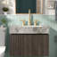 Meuble-lavabo flottant et lavabo, rangement de salle de bain moderne en contreplaqué 24 po
