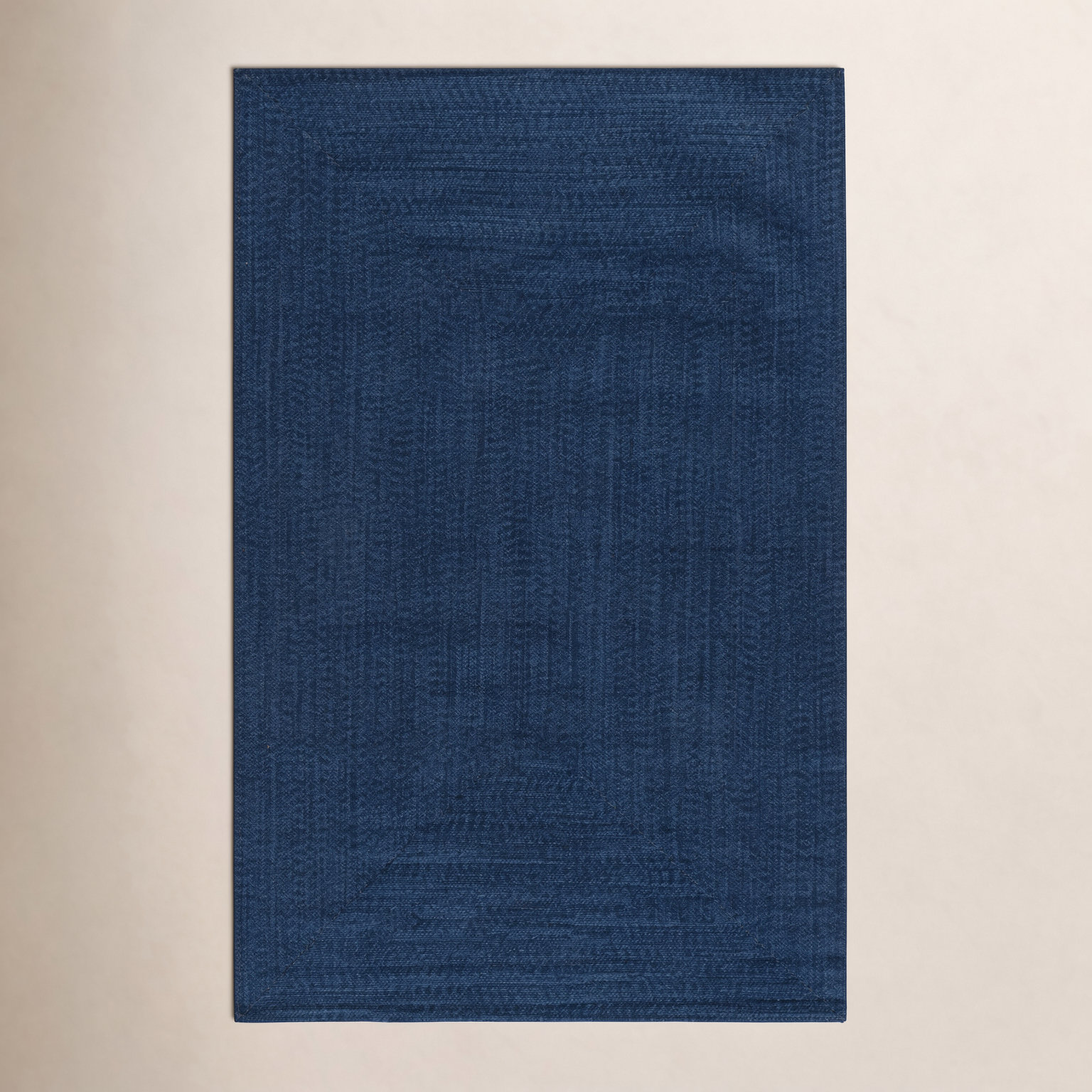 Machine Washable Hand-Woven Braided Rug, 2'-0" x 3'-0" Rectangle