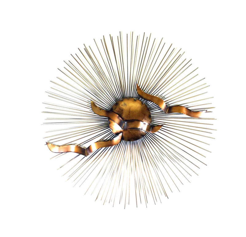 Abstract Wall Decor on Metal