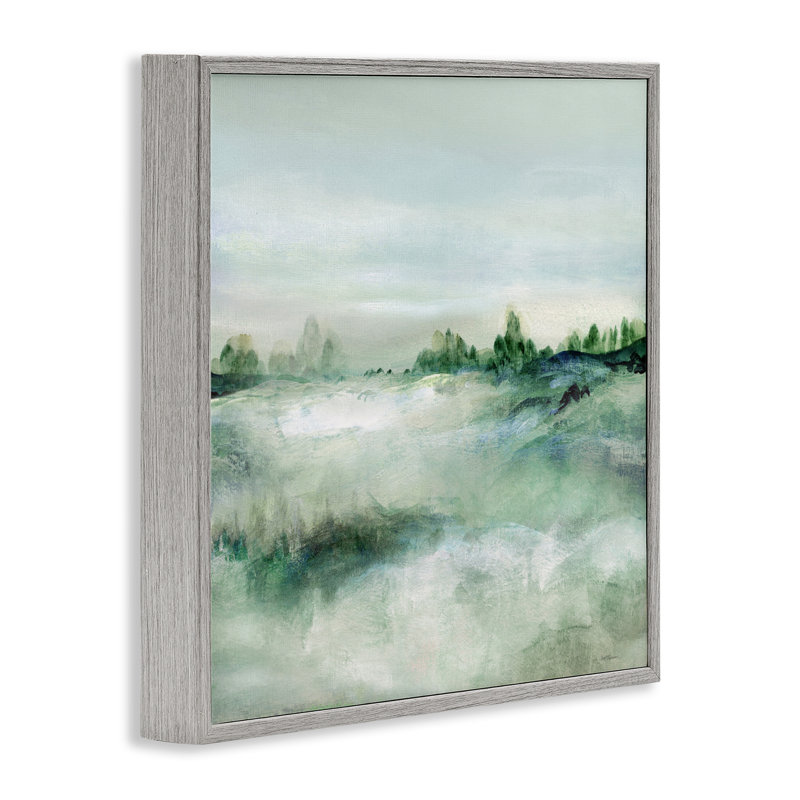 Giclée lointaine encadrée, design par Carol Robinson, Estampe numérique Farmhouse, H 24 po x l 24 po