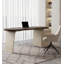 Bureau ovale avec tiroir escamotable-1533393916
