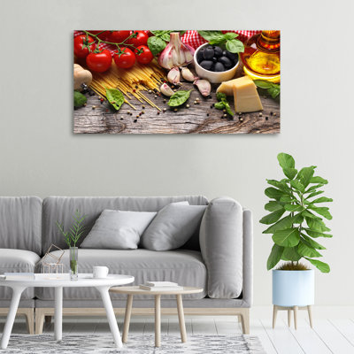 Italian Food - Wrapped Canvas Print