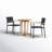 Anautica 2 - Person Teak Solid Wood Patio Dining Set Round Table