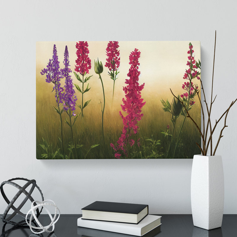 Heavenly Wildflowers Floral - Wrapped Canvas, 35cm H x 50cm W x 3cm D