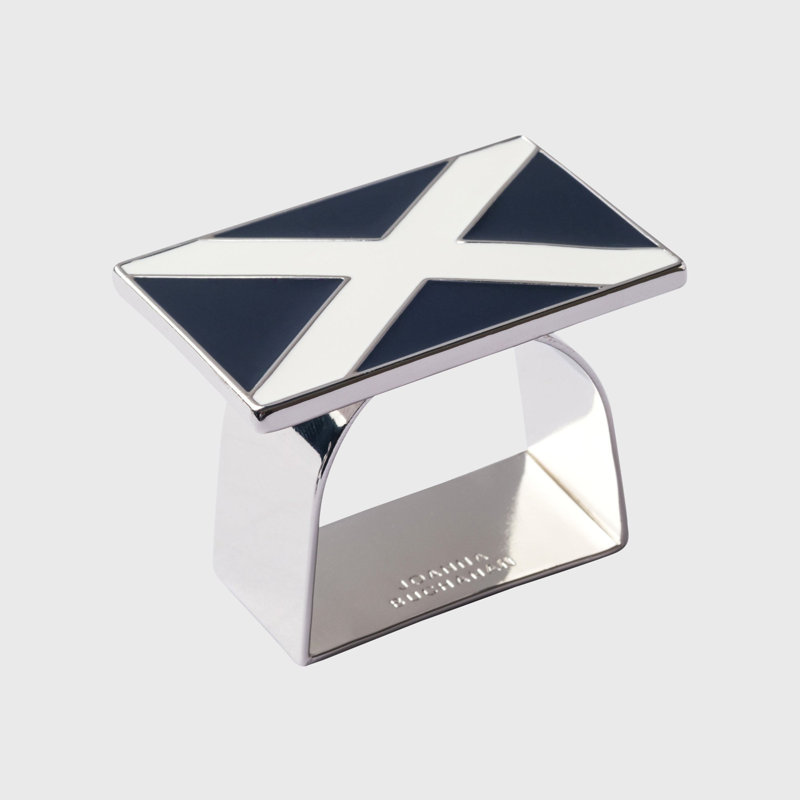 Nautical Flag Napkin Rings, Navy