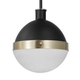 Elberton 1 - Light Matte Black Single Pendant