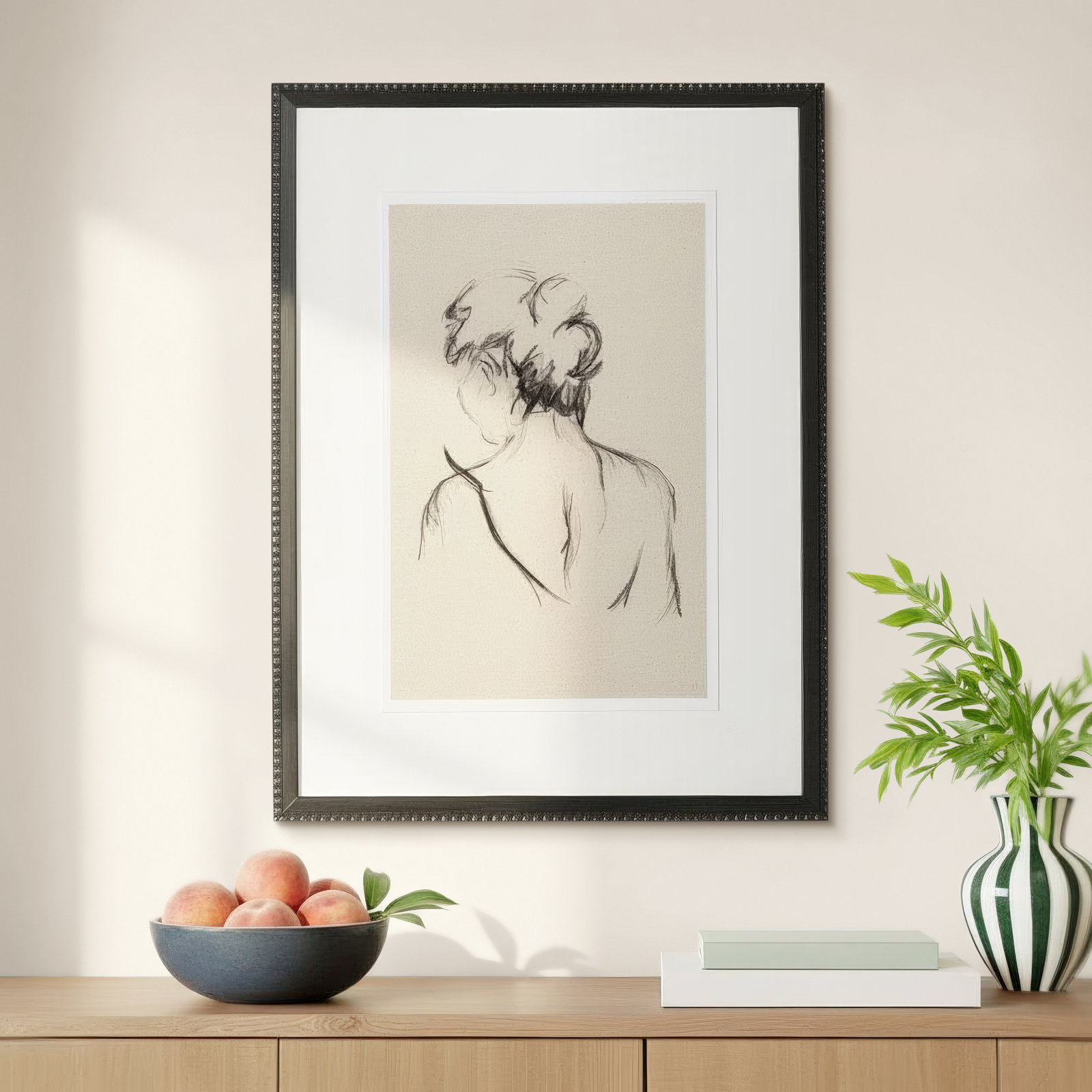 Charcoal Her by Brittney Schulz, 40'' H x 30'' W