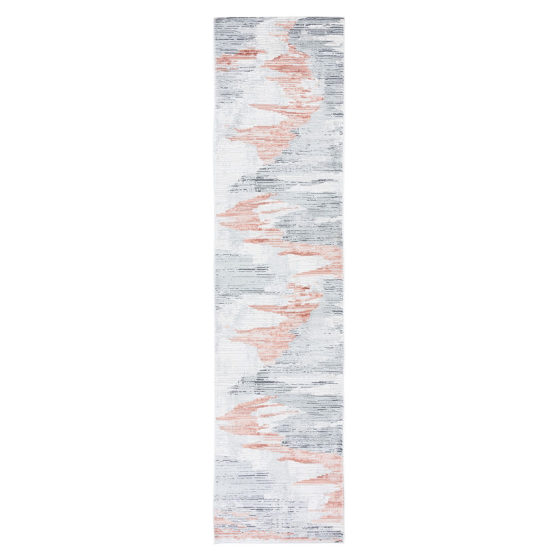Damionna Performance Abstract Rug, Runner 2' x 8'