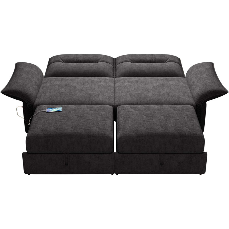 Canapé-lit convertible multifonctionnel avec confort moelleux